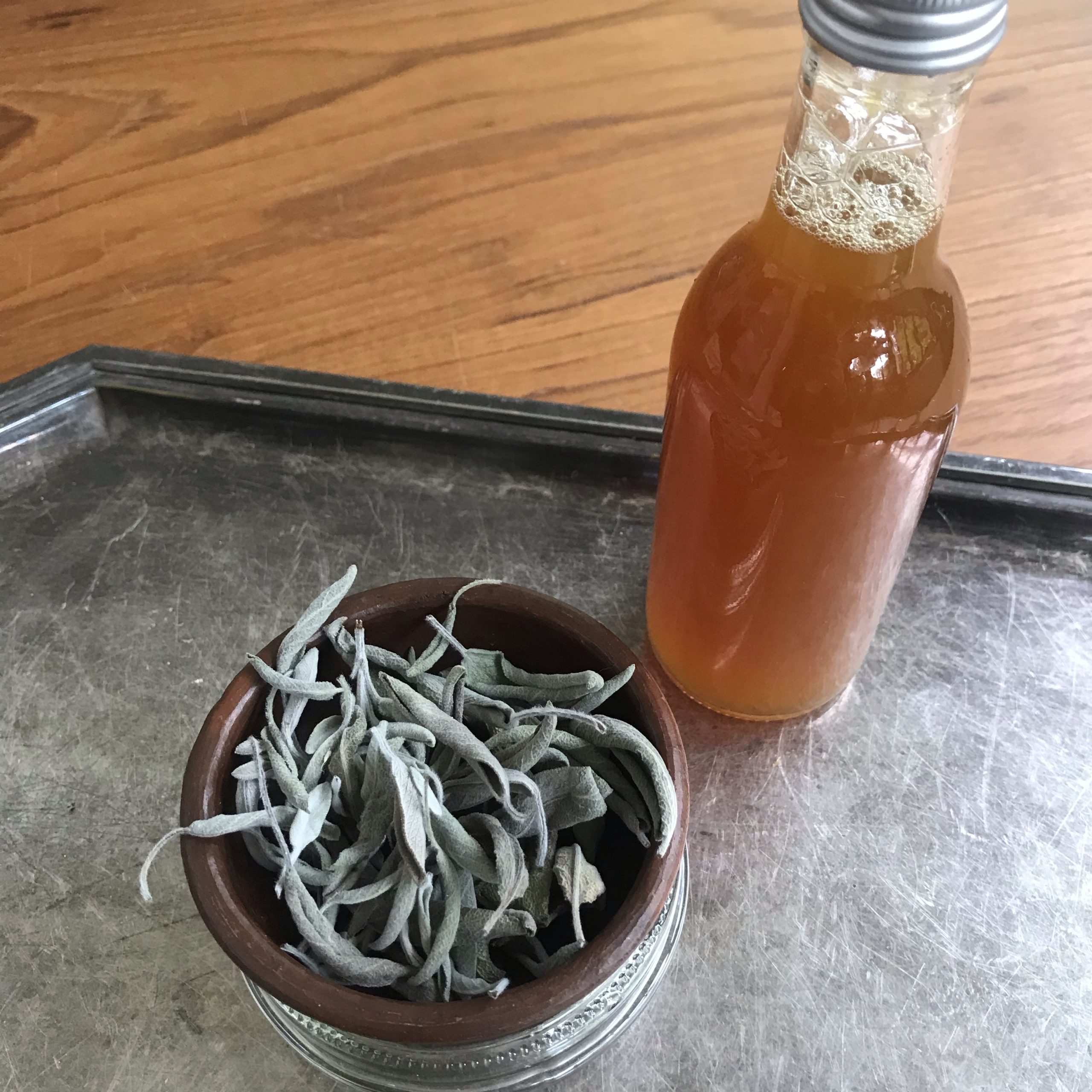 Sauge officinale : récolte du jour…